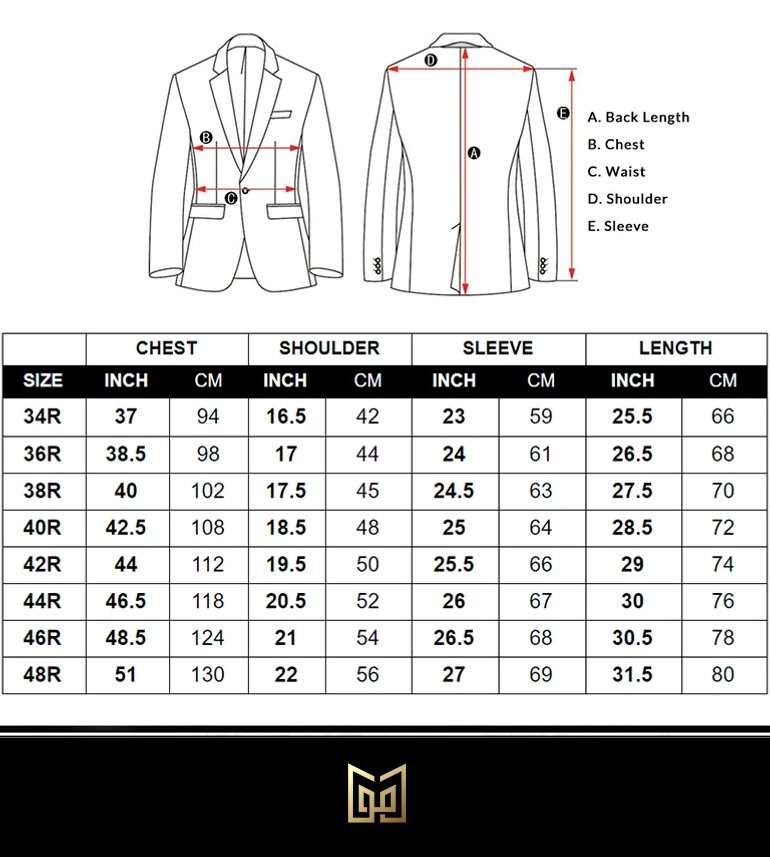 Tuxedo 2024 coat size