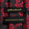 Burgundy-Floral-Branded-Tie-from-Gentlemansguru.com