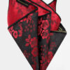 Burgundy-Floral-Pocket-Square-Handkerchief-from-Gentlemansguru.com