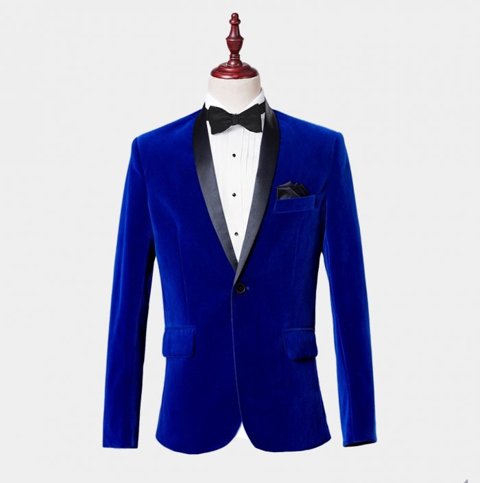 Men's Royal Blue Suit Jacket - Gentleman's Guru™