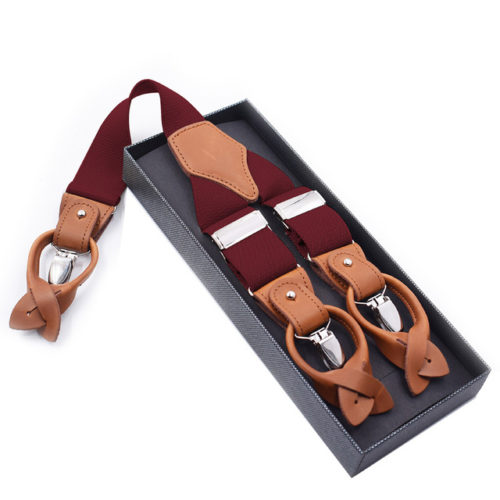 Men's Leather Suspenders | Free Shipping | Gentleman's Guru