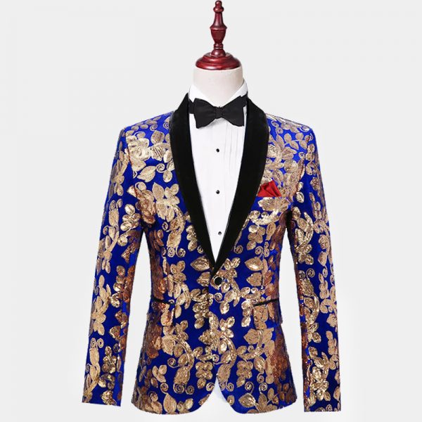 Burgundy And Gold Tuxedo Jacket - Gentleman's Guru™