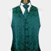 Mens-Emerald-Green-Paisley-Vest-and-Tie-Set-Groom-Wedding-Tuxedo-Vest-from-Gentlemansguru.com