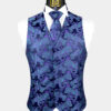 Purple-and-Turquoise-Paisley-Vest-Set-Groom-Tuxedo-Wedding-Waistcoat-from-Gentlemansguru.com