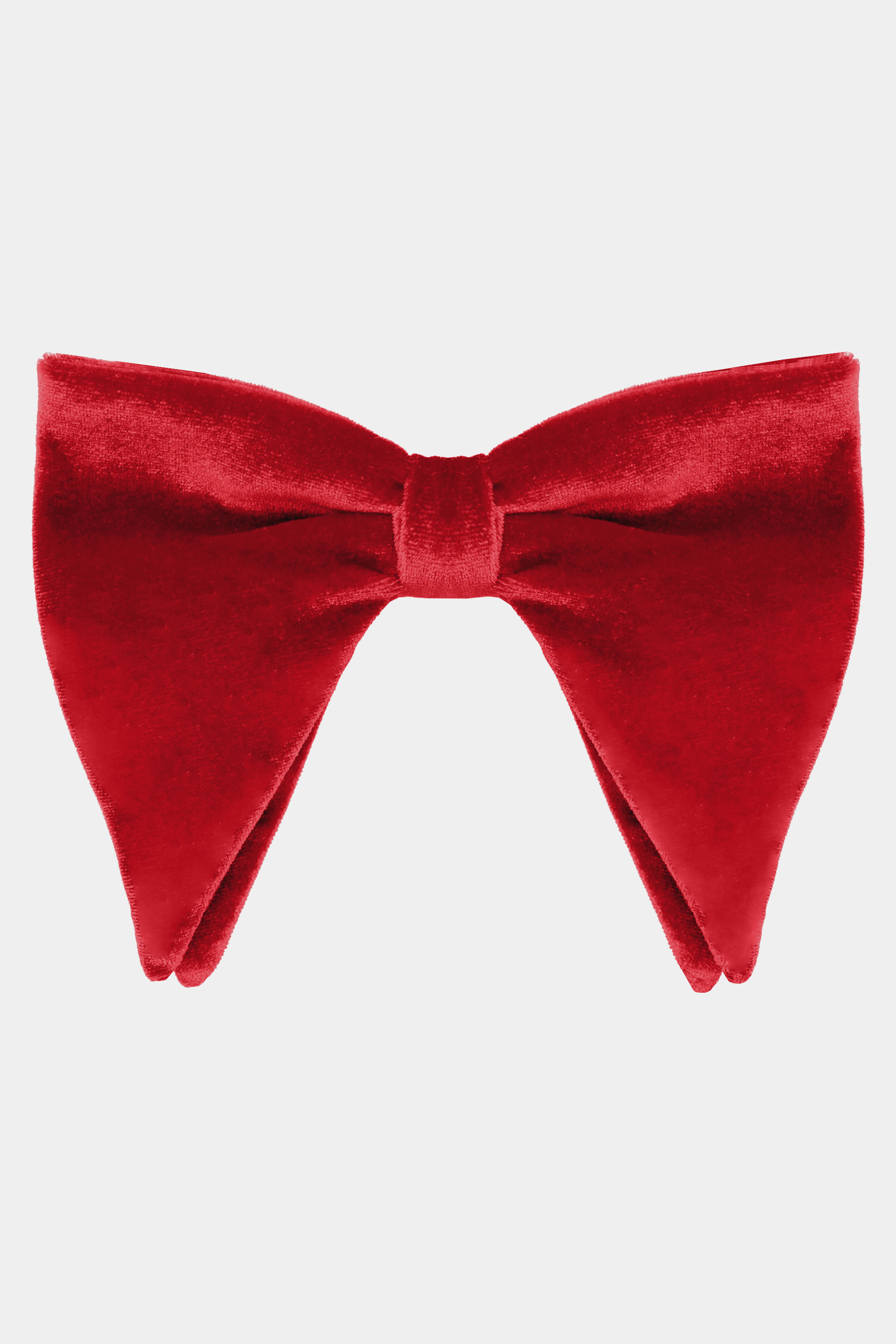 Oversized Red Bow Tie