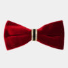 Mens-Red-Velvet-Bow-Tie-Crystal-Luxury-Fancy-Bowtie-from-Gentlemansguru.com