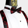 Floral-Maroon-Burgundy-Suspenders-and-Bow-Tie-Set-Wedding-Groomsmen-from-Gentlemansguru.Com