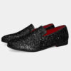 Mens-Black-Glitter-Shoes-Loafer-Groom-Wedding-Shoes-from-Gentlemansguru.com