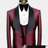 Black-and-Burgundy-Tuxedo-Suit-Wedding-Groom-Prom-Suit-from-Gentlemansguru.com