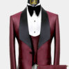 Mens-Burgundy-and-Black-Tuxedo-Groom-Wedding-Prom-Suit-from-Gentlemansguru.com