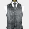 Charcoal-Grey-Paisley-Vest-and-Tie-Set-Groom-Wedding-Tuxedo-Vest-from-Gentlemansguru.com_