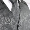 Dark-Grey-Paisley-Wedding-Vest-Tuxedo-Groomsmen-WAistcoat-from-Gentlemansguru.com