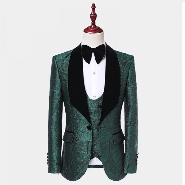 Emerald Green Tuxedo Suit + FREE Shipping- Gentleman's Guru™