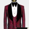 Mens-Burgundy-Tuxedo-with-Black-Lapel-Wedding-Groom-Prom-Suit-from-Gentlemansguru.Com