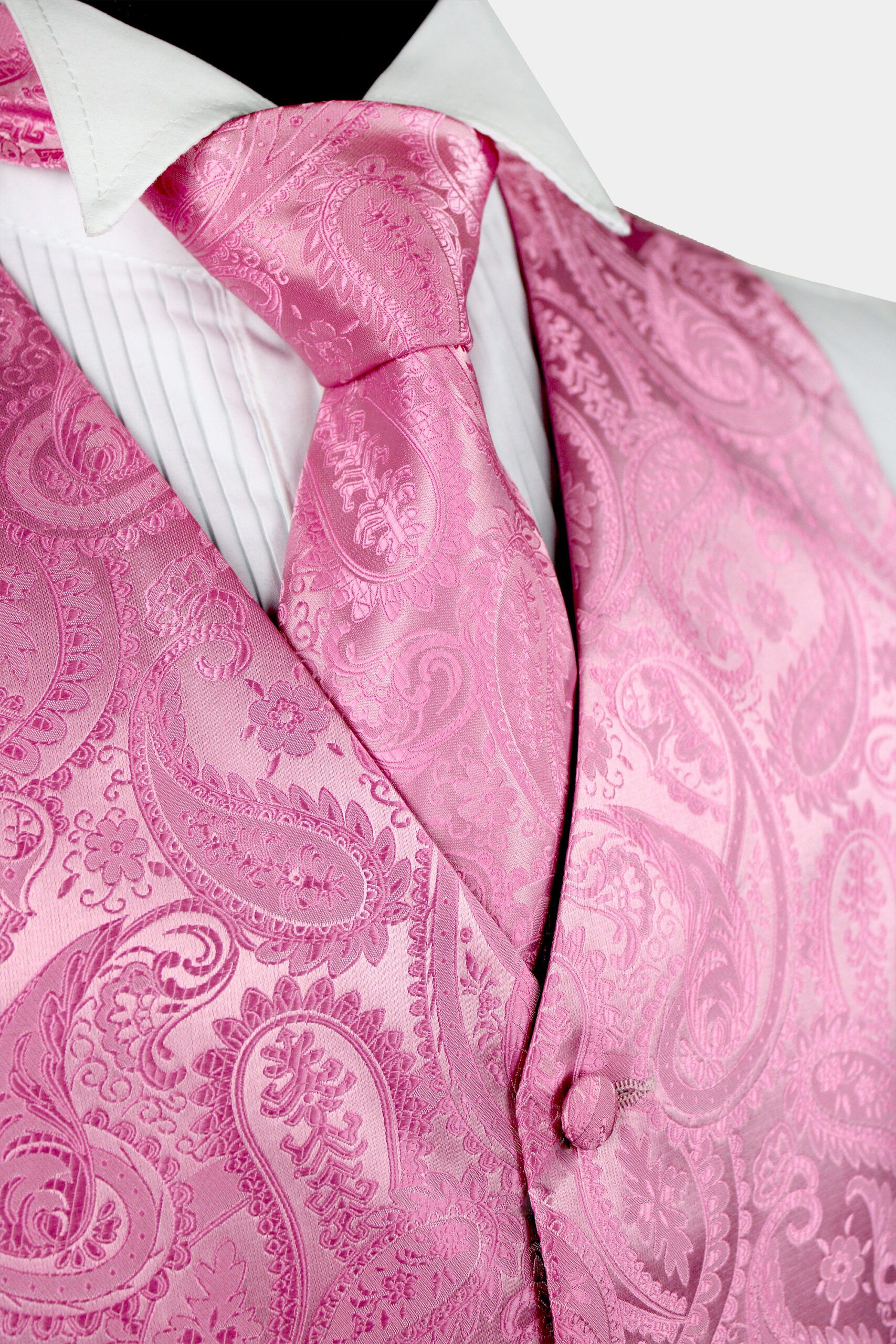 Mens-Light-PInk-PAisley-Waistcoat-Wedding-Groomsmen-Vest-from-Gentlemansguru.com_