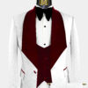 Mens-White-and-Burgundy-Tuxedo-Groom-Wedding-Prom-Suit-For-Men-from-Gentlemansguru.com