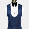 Navy-Blue-Damask-Tuxedo-Suit-Vest-from-Gentlemansguru.com