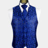 Royal-Blue-and-Black-Paisley-Vest-and-Tie-Groom-Wedding-Tuxedo-Vest-Waistcoat-from-Genbtlemansguru.com_