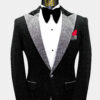 Black-Glitter-Tuxedo-Jacket-Wedding-Groom-Prom-Blazer-Suit-from-Gentlemansguru.com