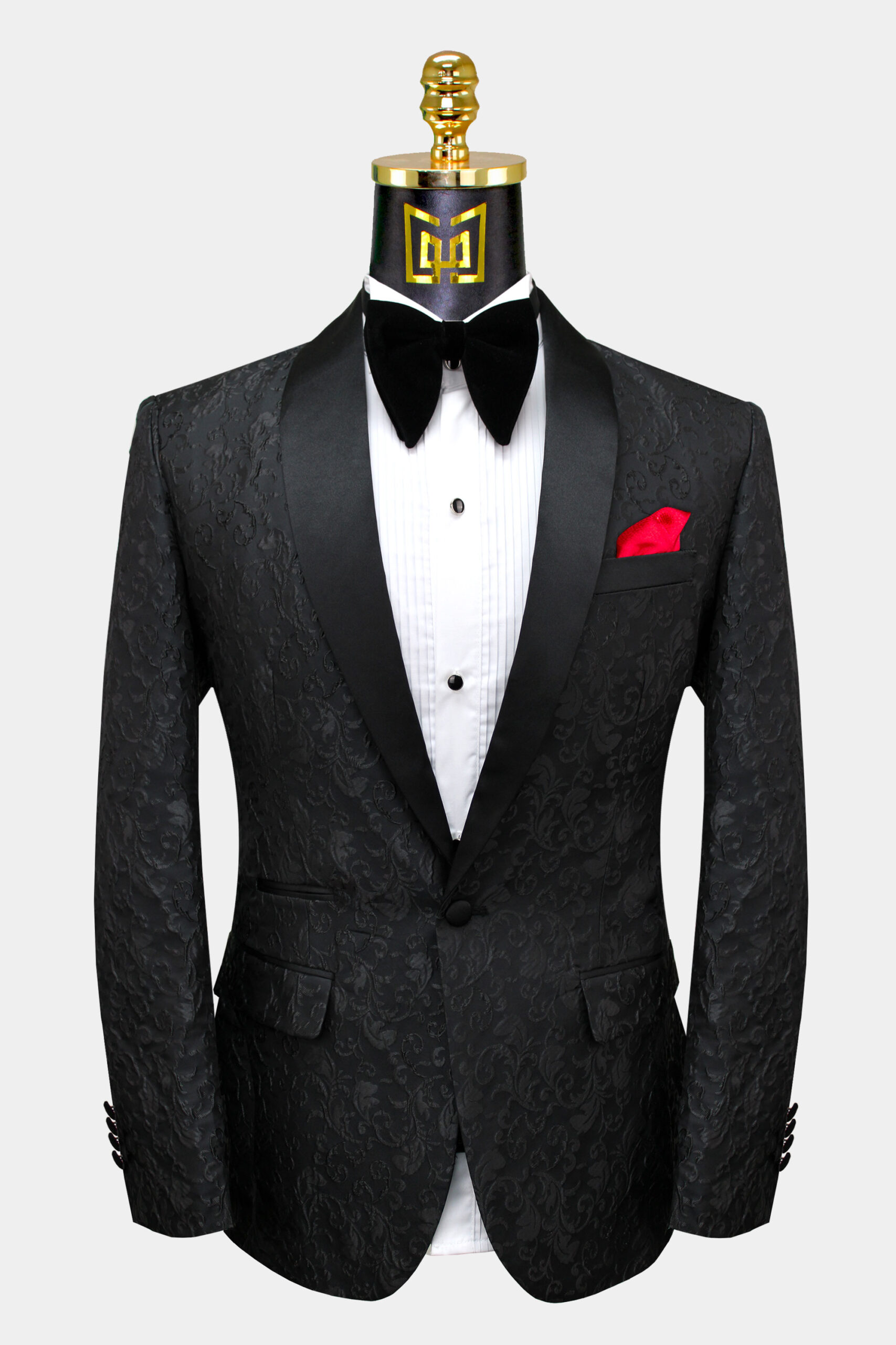 Black Paisley Tuxedo Jacket Gentleman s Guru