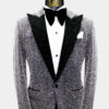 Mens-Silver-Glitter-Tuxedo-Jacket-Groom-Wedding-Prom-Blazer-from-Gentlemansguru.com