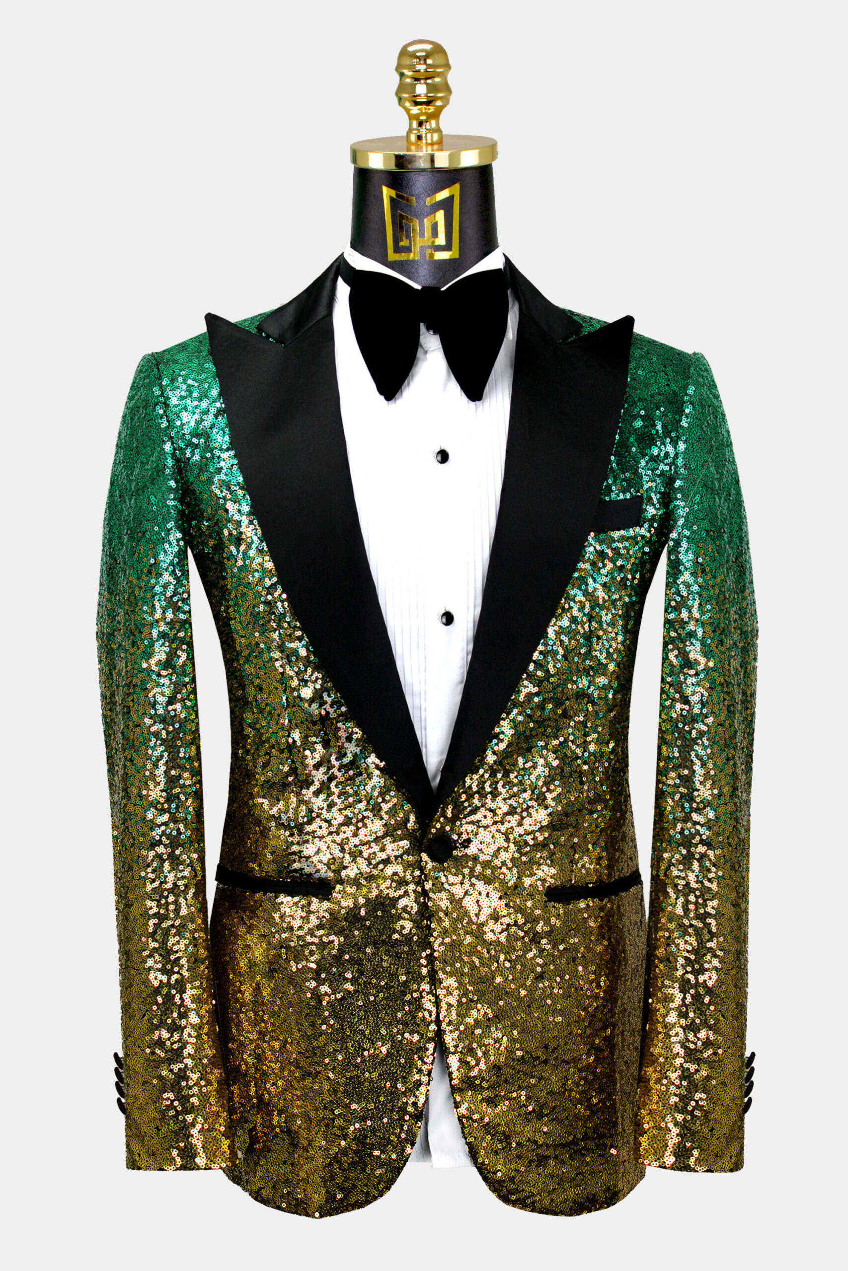 Blue sequin tuxedo jacket best sale