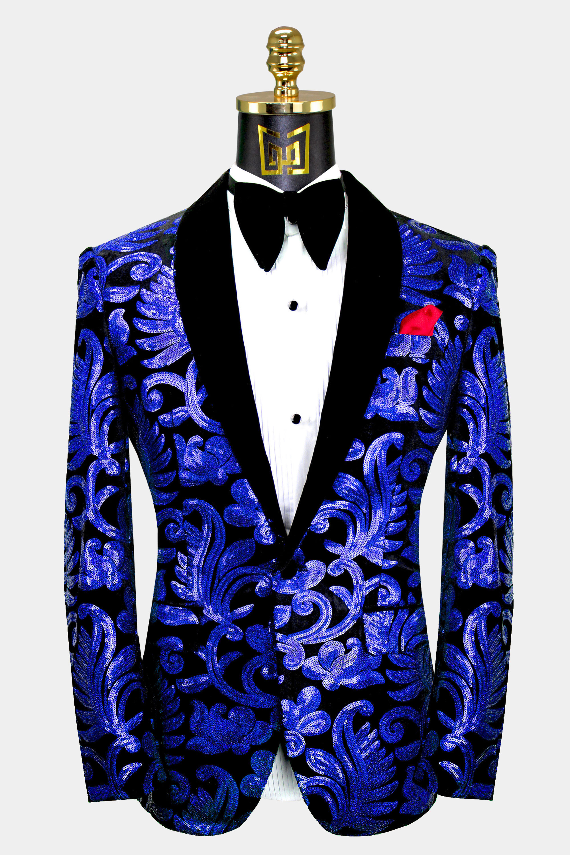 Style Shawl Collar Royal Blue Blazer Gold Buttons Jackets Blazer :  : Everything Else