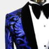 Royal-Blue-and-Black-Velvet-Blazer-for-Men-from-Gentlemansguru.com