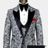 Grey-Paisley-Tuxedo-Prom-Groom-Wedding-Suit-For-Men-from-Gentlemansguru.com