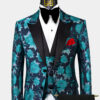 Mens-Black-and-Turquoise-Tuxedo-Wedding-Groom-Prom-Suit-from-Gentlemansguru.com