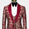 Mens-Burgundy-Gold-Tuxedo-JAcket-Blazer-from-Gentlemansguru.com