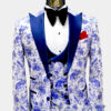 Mens-Electric-Blue-Floral-Tuxedo-Wedding-Groom-Prom-Suit-from-Gentlemansguru.com