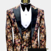 Mens-Orange-and-Black-Tuxedo-Floral-Groom-Suit-from-Gentlemansguru.com_