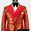 Red-and-Gold-Groom-Prom-Tuxedo-For-Men-from-Gentlemansguru.com