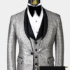 Silver-Grey-Tuxedo-Wedding-Groom-Suit-For-Men-from-Gentlemansguru.com