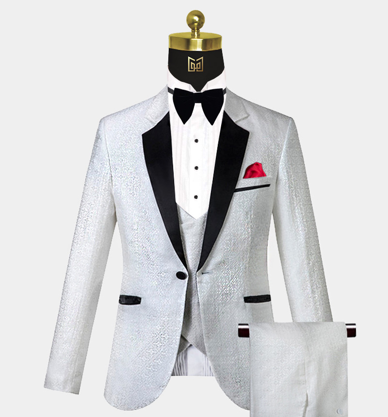 white prom suit