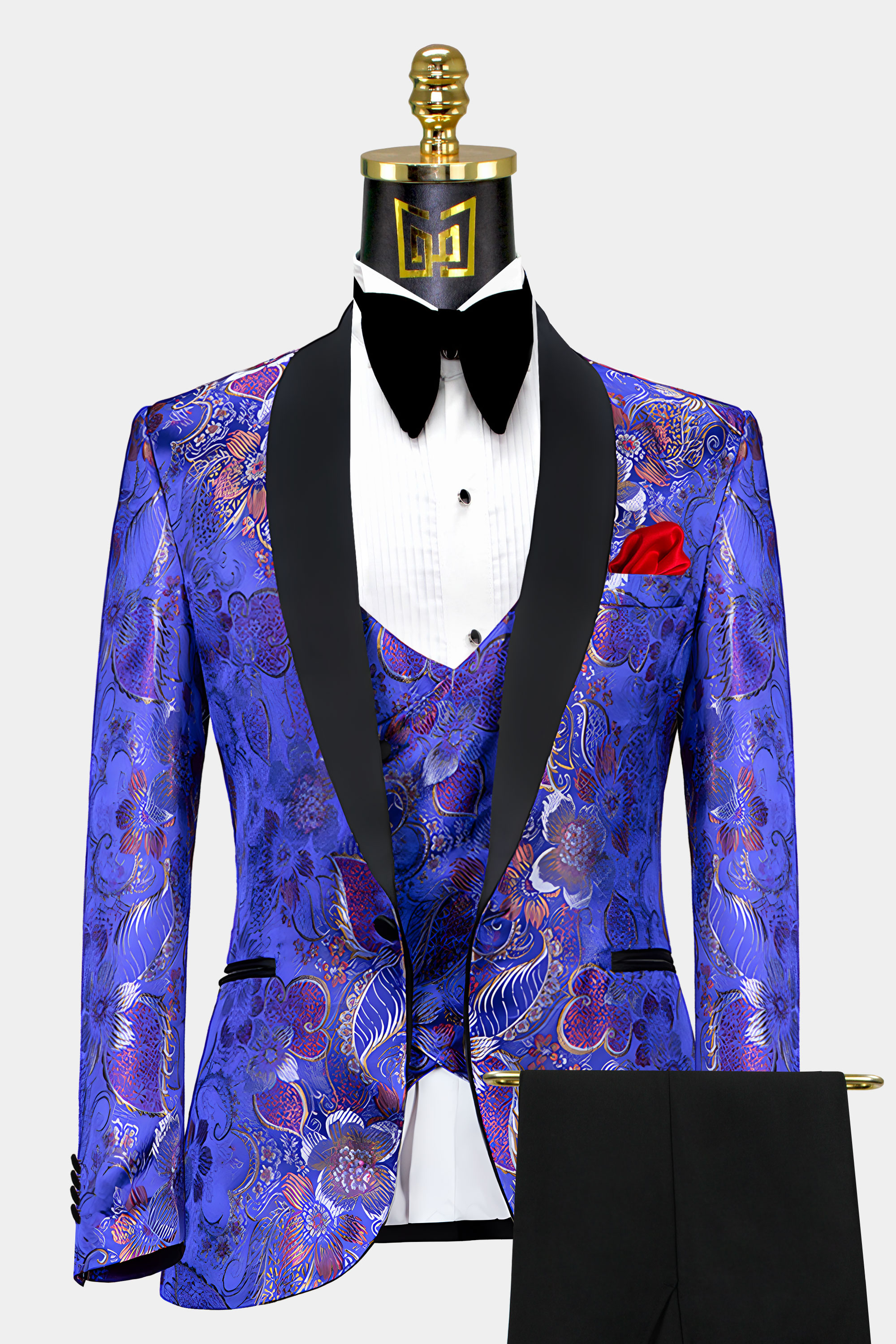 Purple and Blue Tuxedo Suit | Gentleman's Guru
