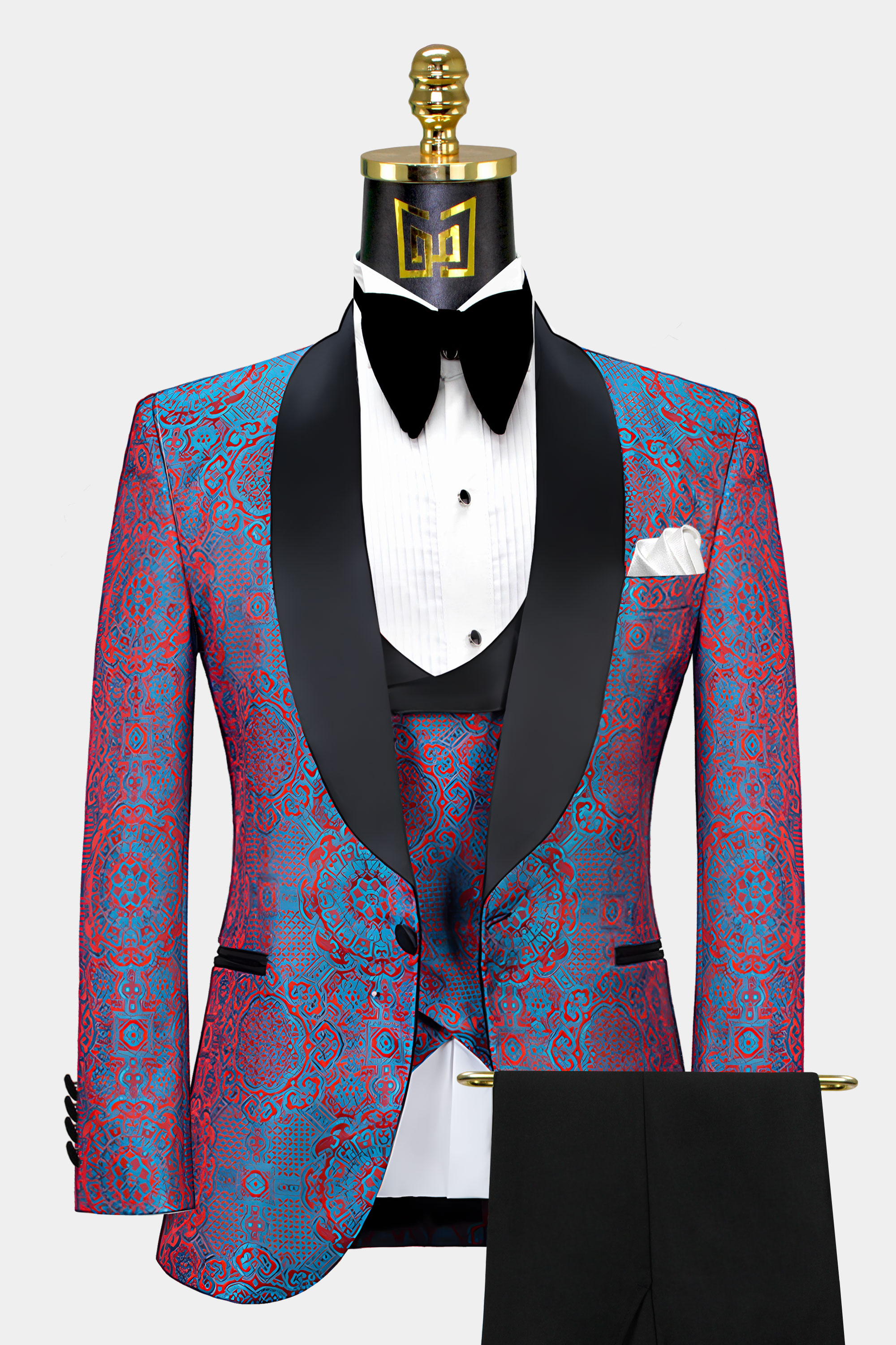 White Men 3 Piece Notch Lapel Suit Formal Dinner Prom Groom Tuxedos Wedding  Suit