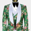 Mens-Floral-Green-Tuxedo-Wedding-Groom-Prom-Suit-from-Gentlemansguru.com