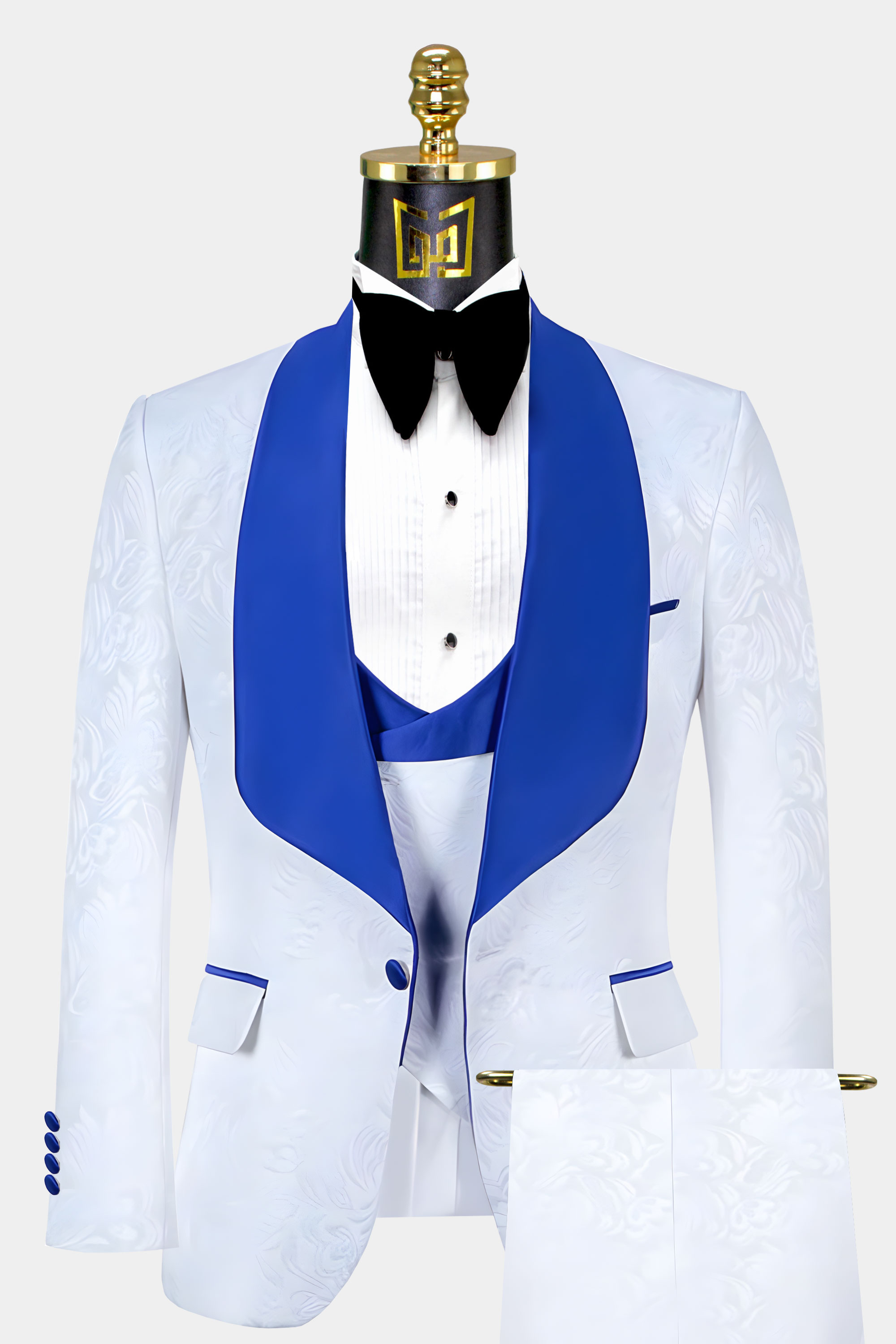 Dark Royal Blue Slim Fit Men Dress Suits Groom wedding tuxedos 2 Piece