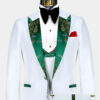 Mens-White-and-Green-Tuxedo-Groom-Wedding-Prom-Suit-from-Gentlemansguru.Com