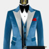 Black-and-Blue-Velvet-Tuxedo-Groom-Prom-Suit-from-Gentlemansguru.com