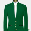 Green-Mandarin-Collar-Suit-Wedding-Groom-Turtle-Neck-Chinese-Collar-Mao-Prom-Suit-from-Gentlemansguru.com.com