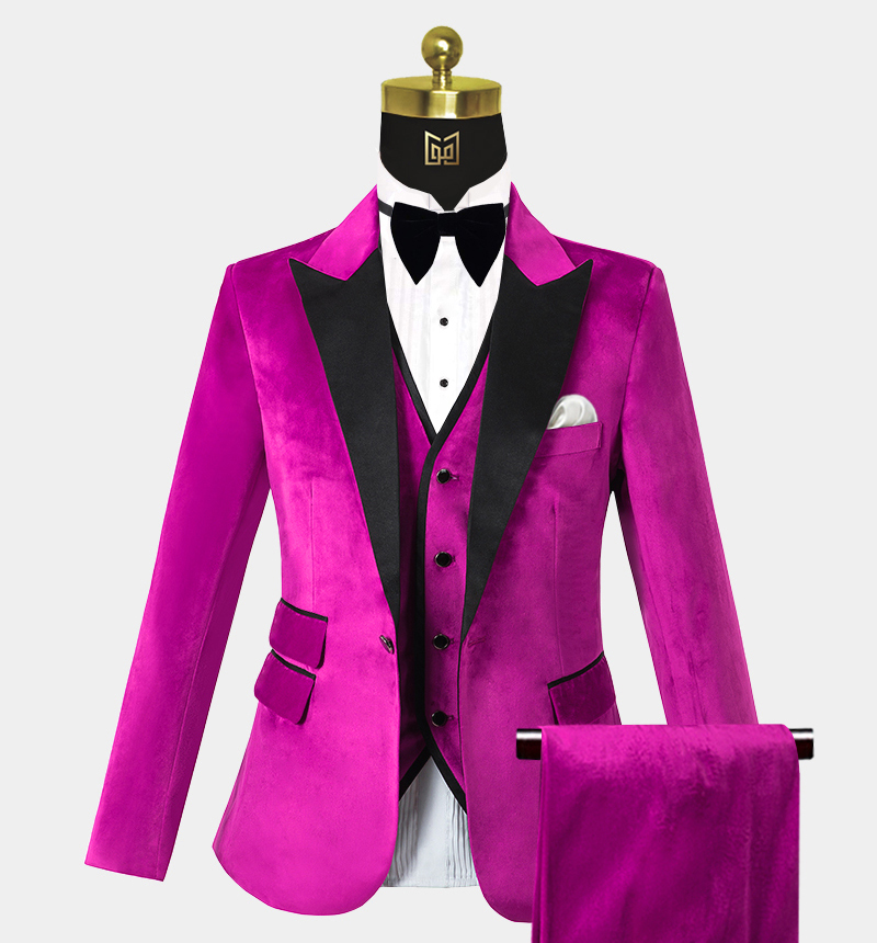 Pink Velvet Tuxedo - 3 Piece | Gentleman's Guru