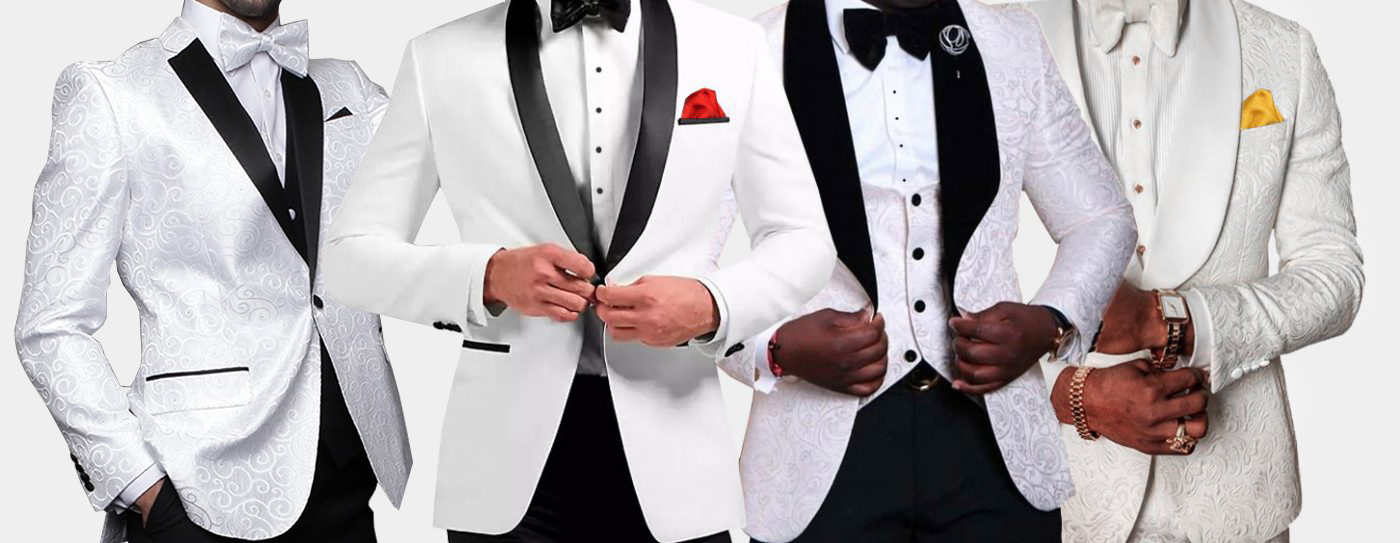 Mens-White-Tuxedos-Wedding-Prom-Suits-from-Gentlemansguru.com