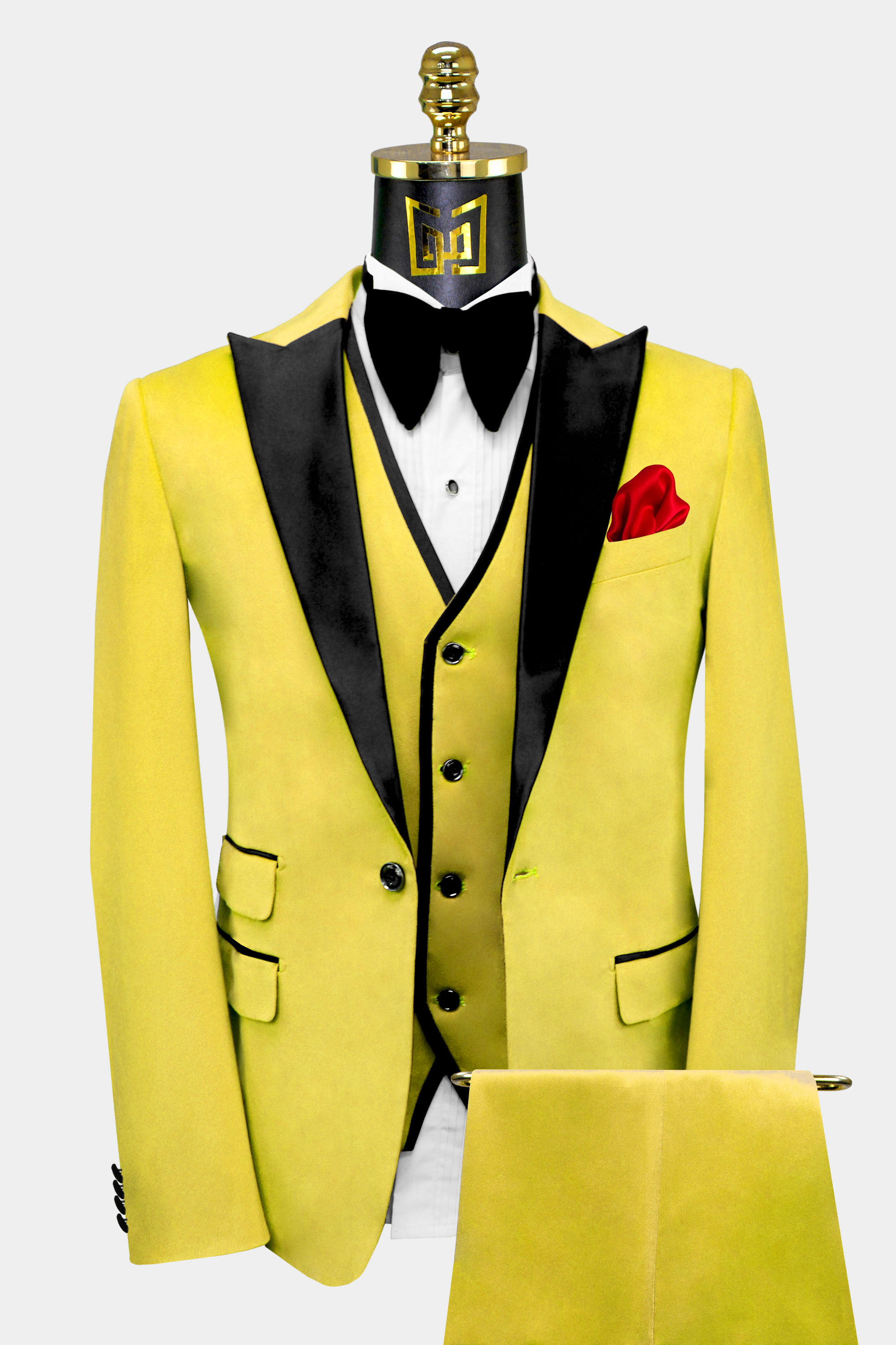 Yellow Velvet Tuxedo - 3 Piece | Gentleman's Guru