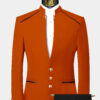 Orange-Mandarin-Chinese-Mao-Collar-Style-Suit-from-Gentlemansguru.com.com