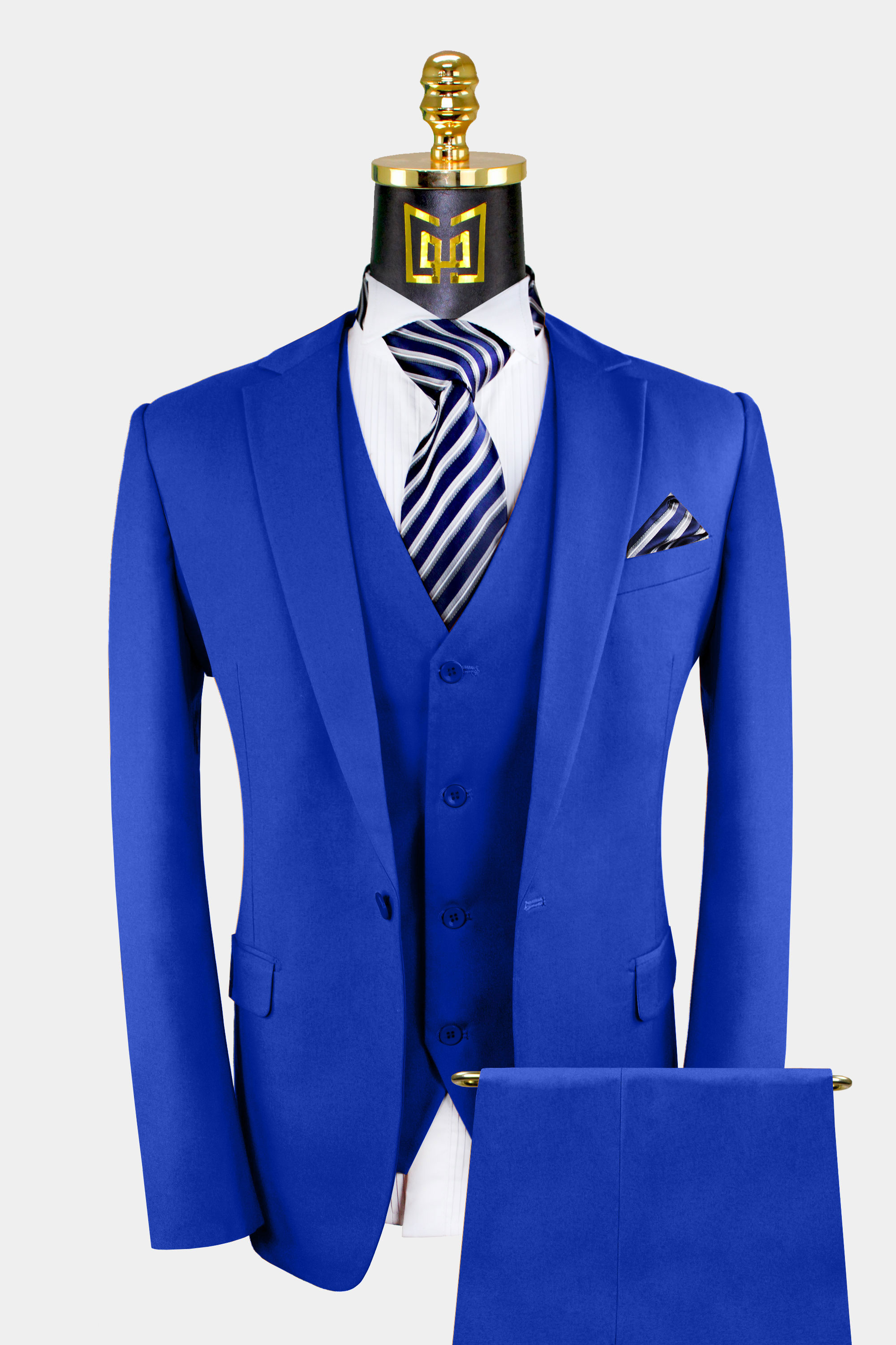 3 Piece Royal Blue Suit | Gentleman's Guru
