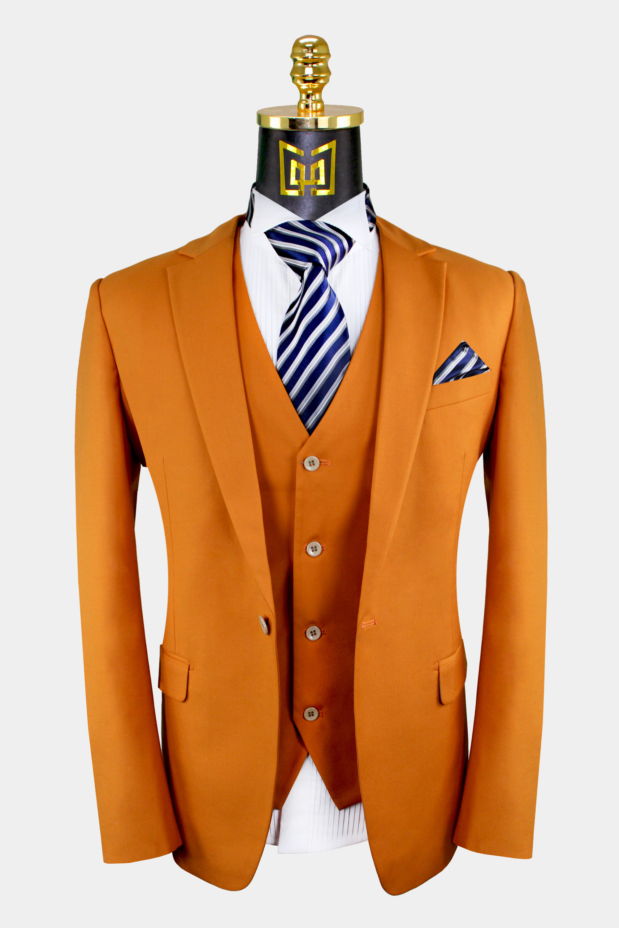 Burnt Orange Suit - 3 Piece