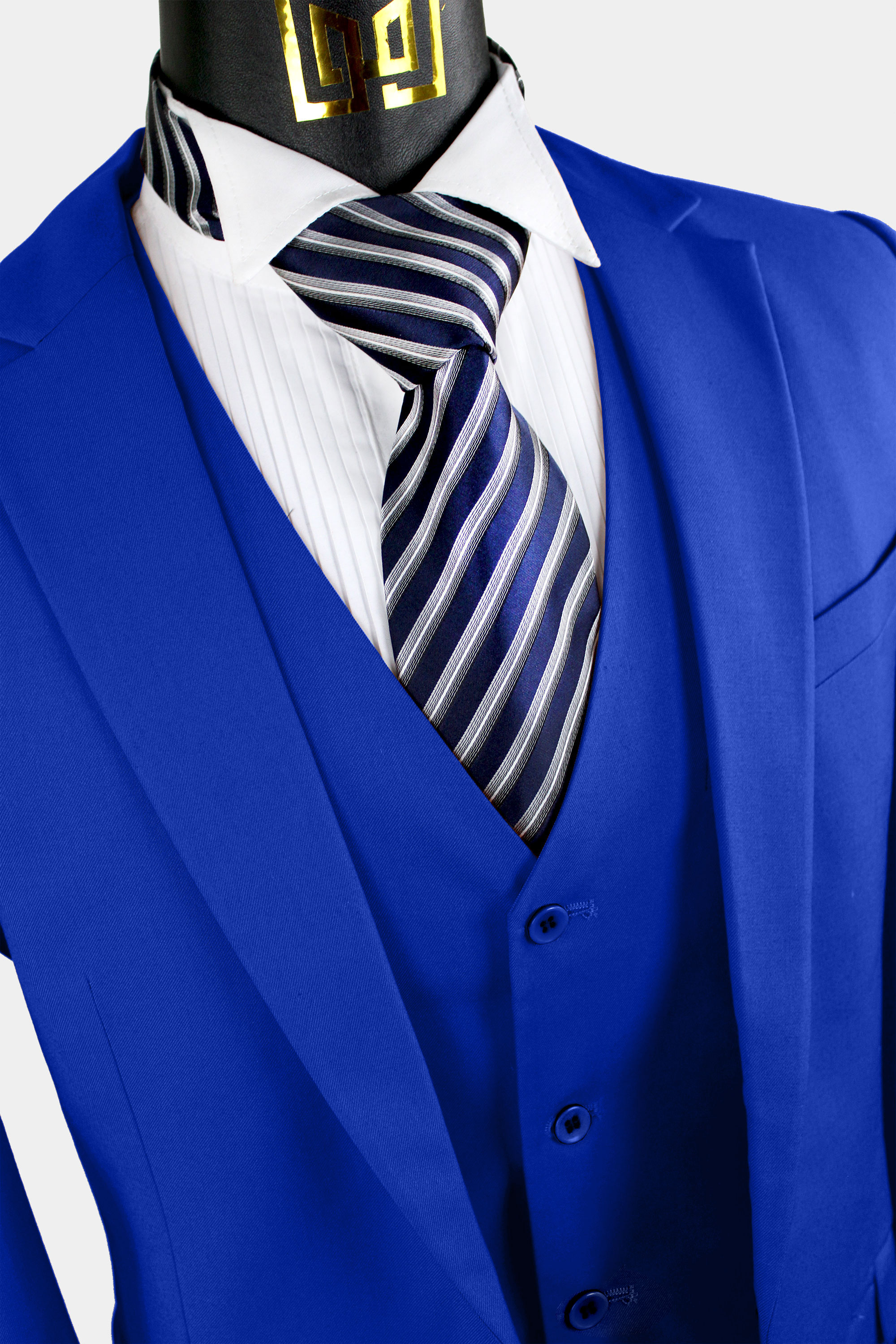 Mens Suits Regular Fit 2 Piece Royal Blue Suit Prom Homecoming